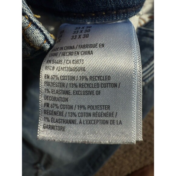 American Eagle Jeans Mens 33x30 Cotton Stretch Distressed Airflex - Picture 6 of 9